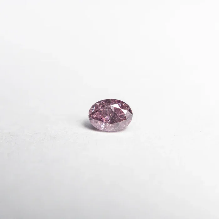 0.16ct 3.67×2.71×1.90mm Argyle Fancy Intense Purple Pink Oval Brilliant 18680-03 ??