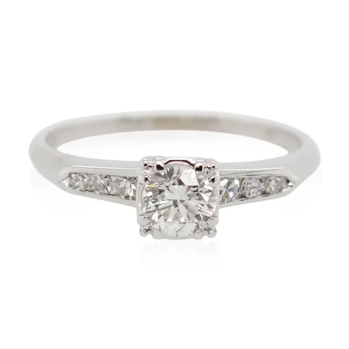 0.35ct Round Diamond Engagement Ring