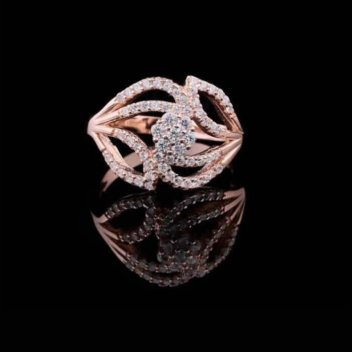 0.50 TCW Elegant Luxury Love Engraved Round Lab Grown Diamond Bridal Ring for Her