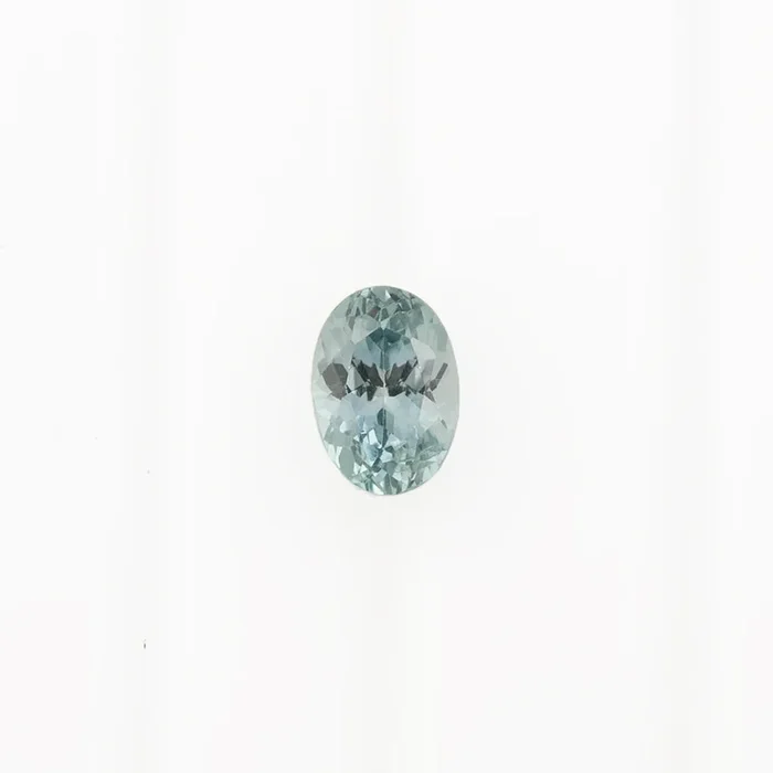 0.93ct Oval Cut Light Teal Blue Green Montana Sapphire