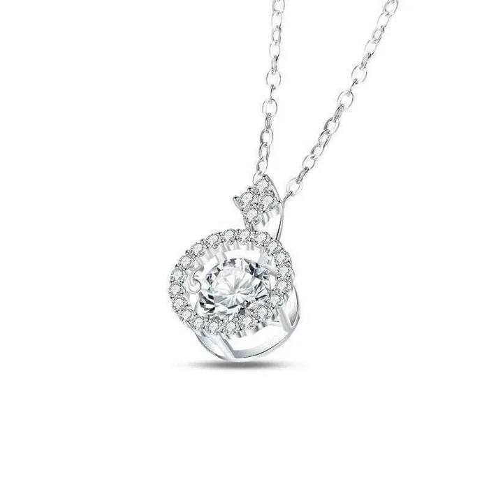 1.00 ct Slide Pendant with Twinkle Setting Necklace
