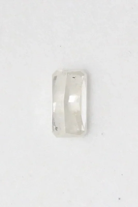 1.17ct 7.98 x 4.17 x 3.47mm DOUBLE CUT EMERALD SALT & PEPPER DIAMOND