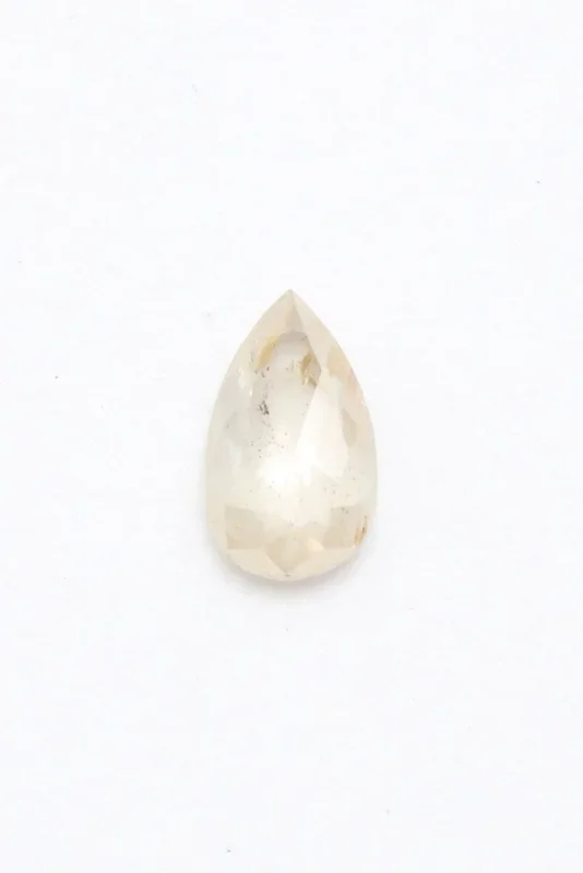1.51ct 9.55 x 5.54 x 3.17mm DOUBLE CUT PEAR SALT & PEPPER DIAMOND