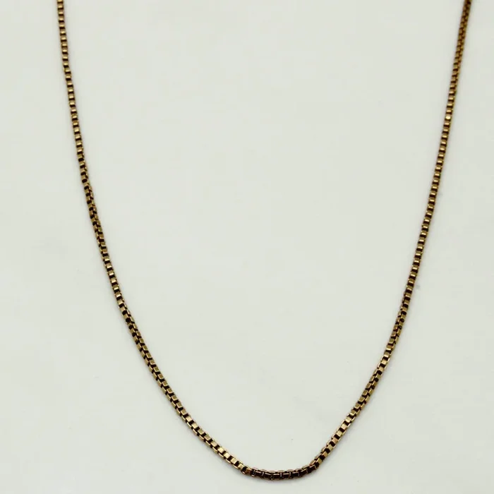 10k Yellow Gold Box Link Chain | 21″ |