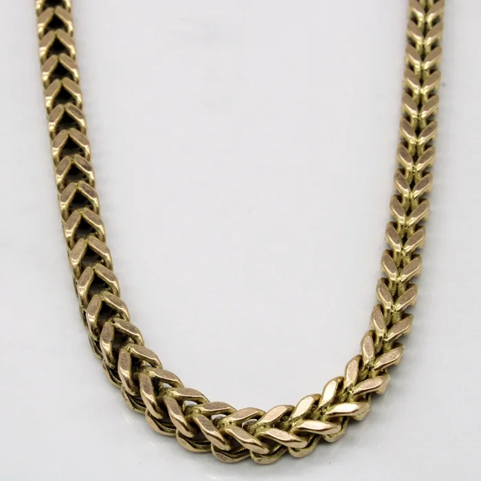 10k Yellow Gold Wheat Chain | 33″ |