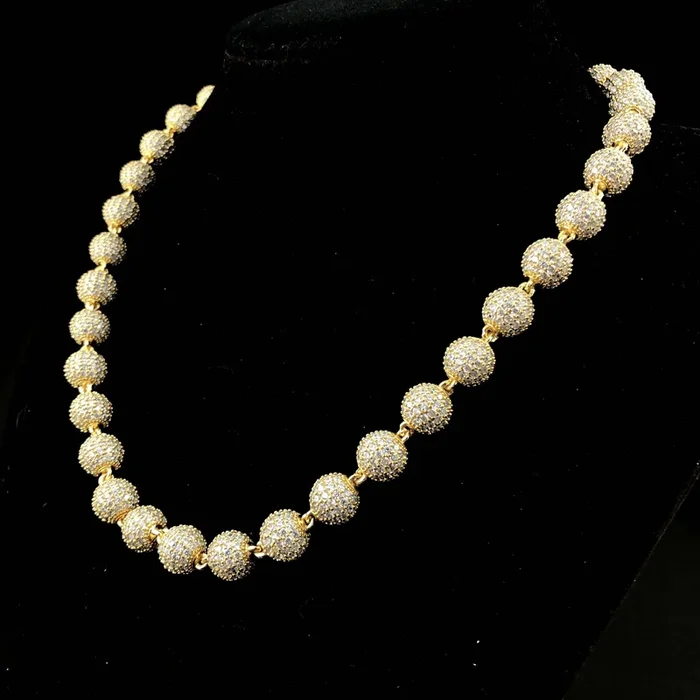 10mm Iced Ball Chain