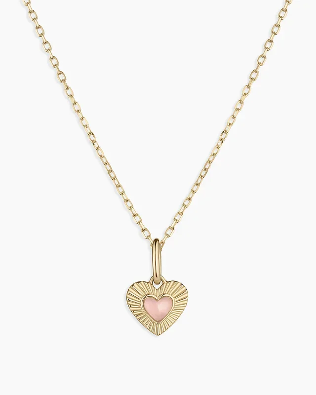 14k Gold It’s a Girl Charm Necklace