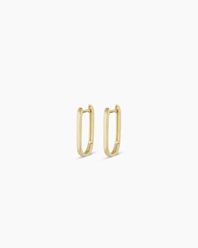 14k Gold Parker Link Huggies