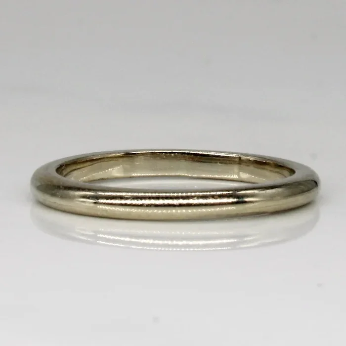14k White Gold Band | SZ 5 |