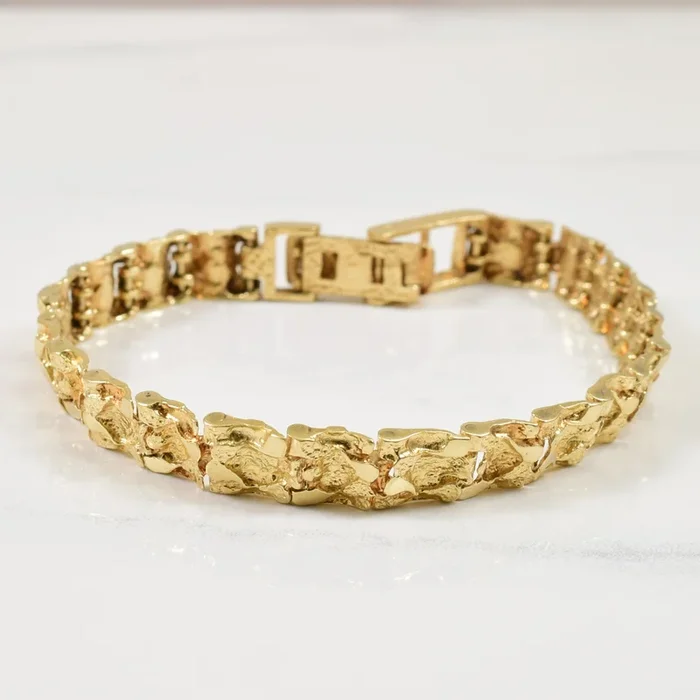 14k Yellow Gold Adjustable Bracelet | 7″-7.5″ |