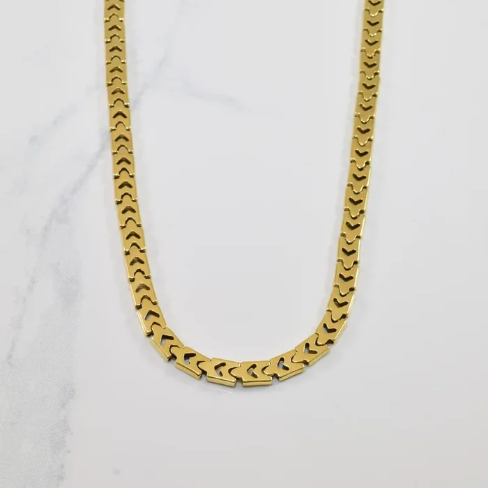 14k Yellow Gold Fancy Link Chain | 16″ |