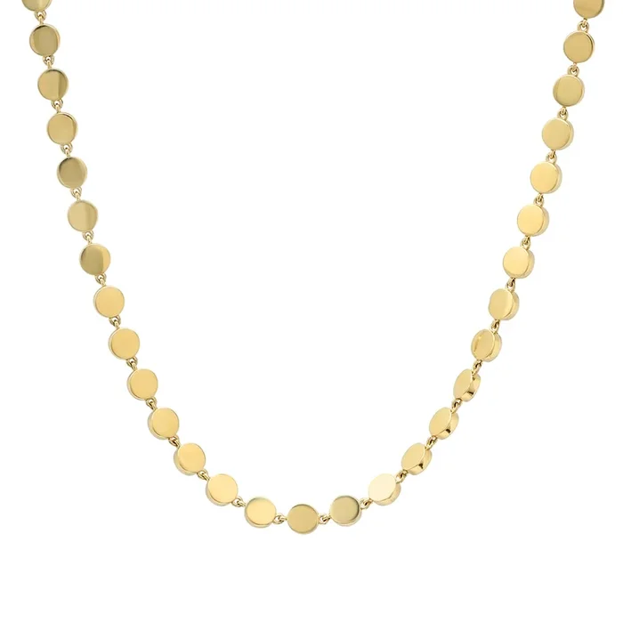 18 Inch Mini Circle Link Necklace