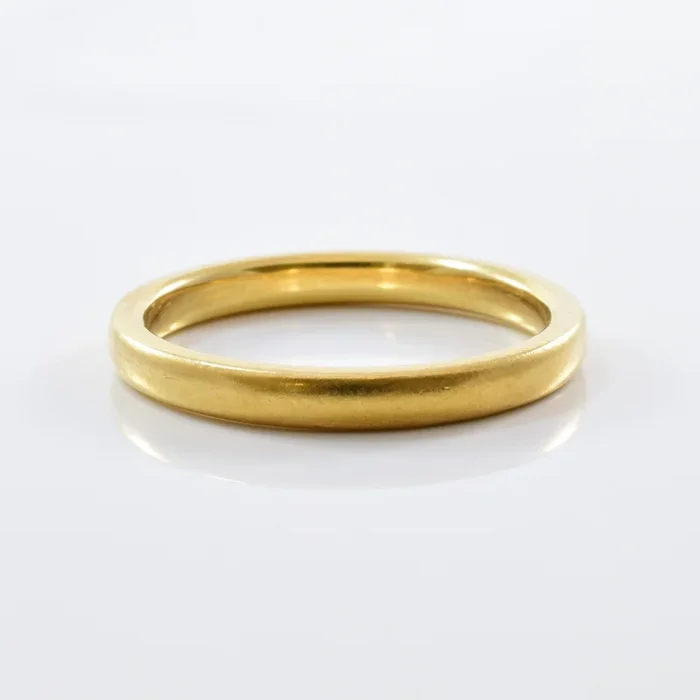 1850s Yellow Gold Band | SZ 7.25 |