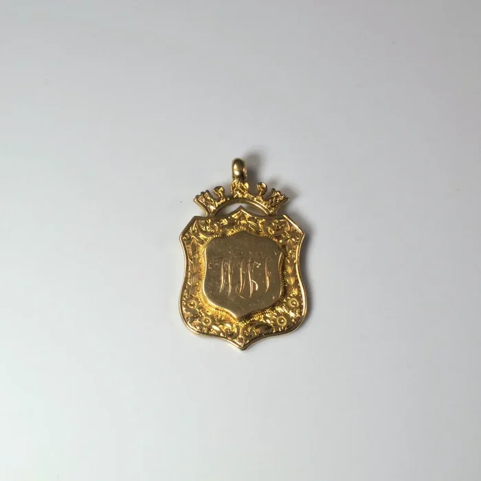 1897 Victorian Era 9k Antique Signet Pendant |