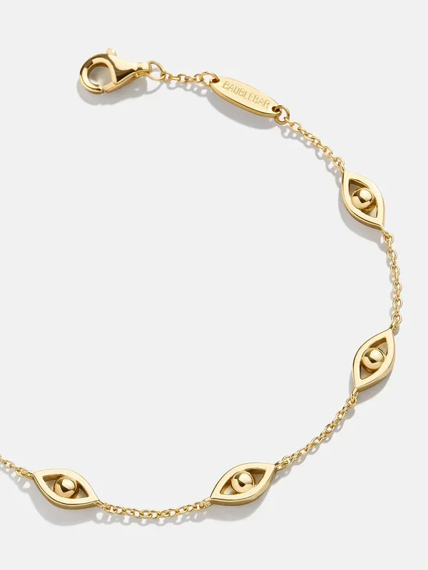 18K Gold Evil Eye Bracelet – Evil Eye
