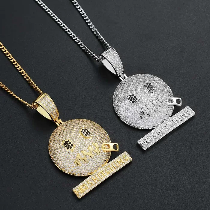 18K Gold No Snitching Pendant