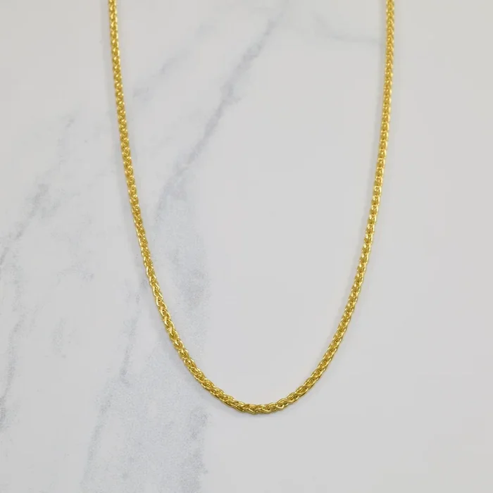 18k Yellow Gold Long Wheat Chain | 32″ |