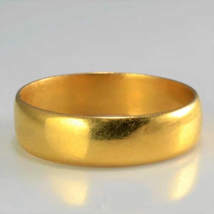 1917 London Hallmarked 22k Gold Band | SZ 7 |