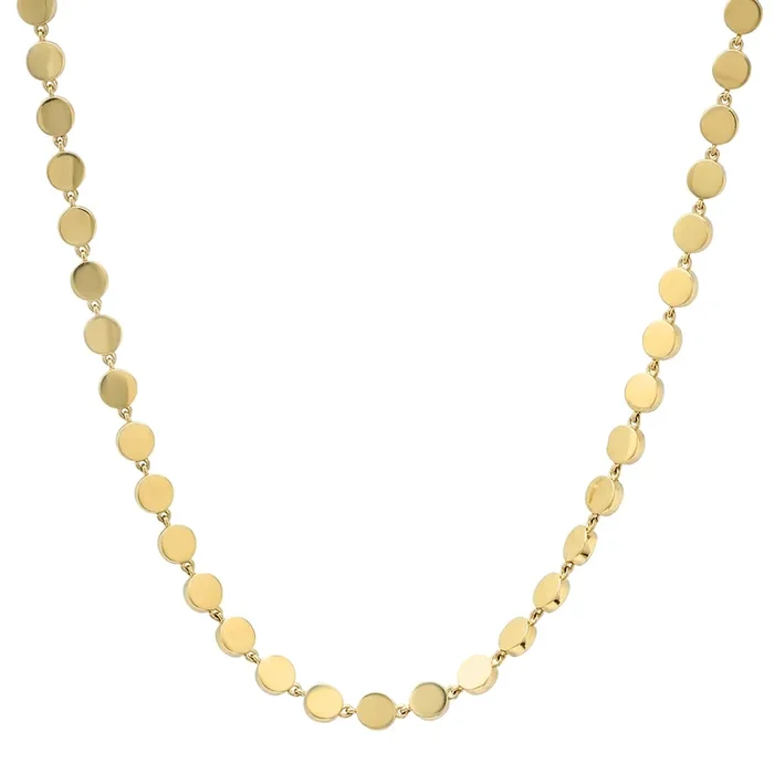 20 Inch Mini Circle Link Necklace