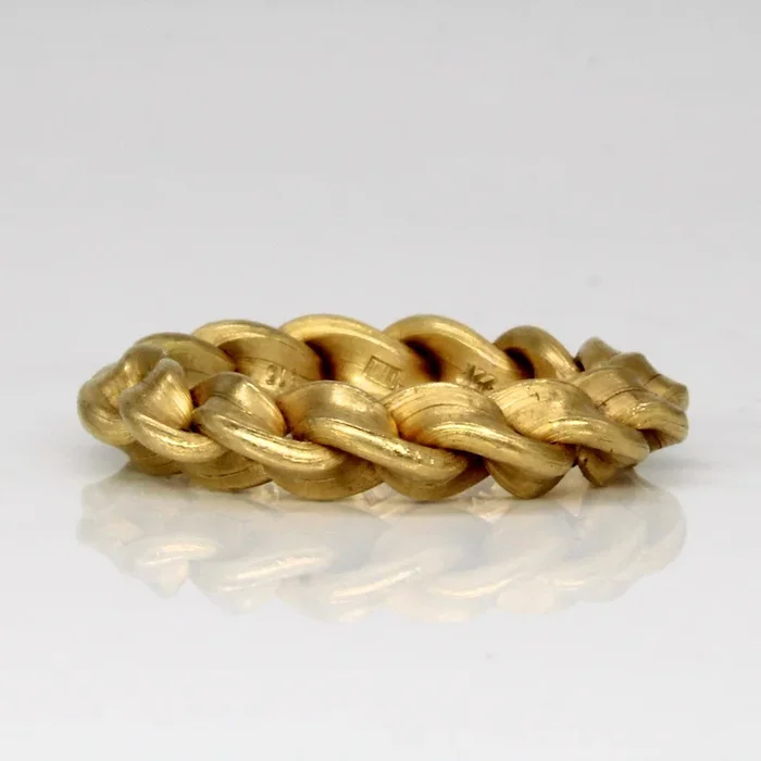 22k Yellow Gold Mitsuro Twist Ring | SZ 5.75 |