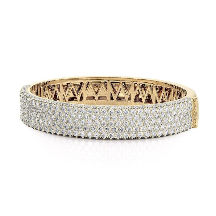 5.85ctw Europa 7 Row Diamond Bracelet