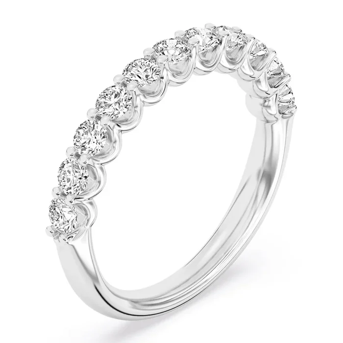 .70ctw Lab Grown Diamond Platinum Band