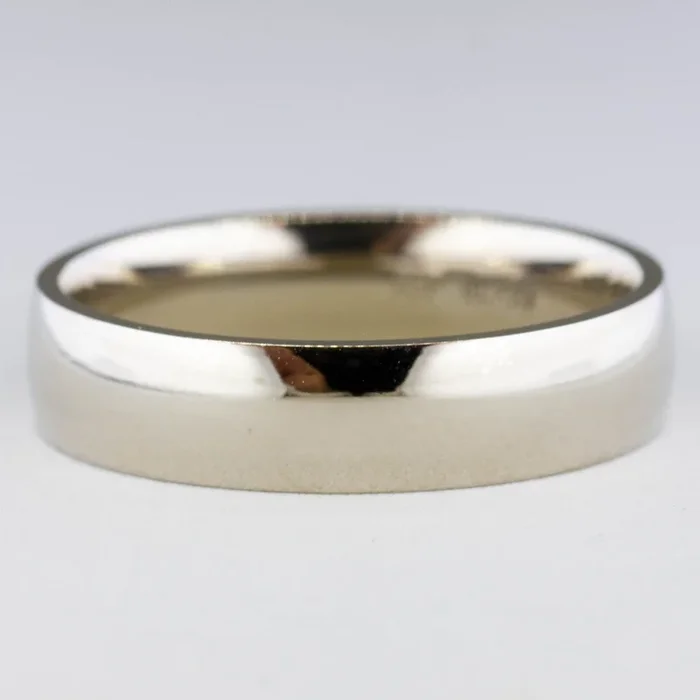 ‘100 Ways’ 18k White Gold Band | 5mm