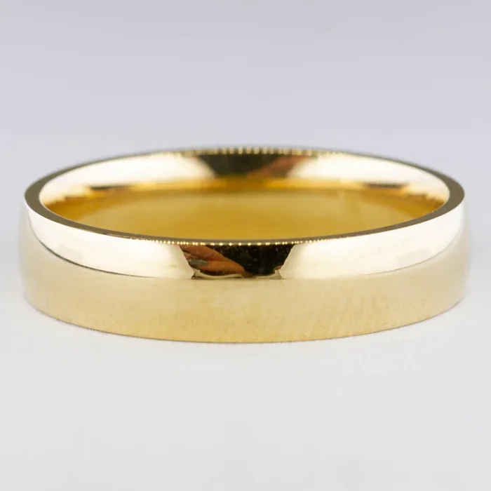 ‘100 Ways’ 18k Yellow Gold Band | 5mm