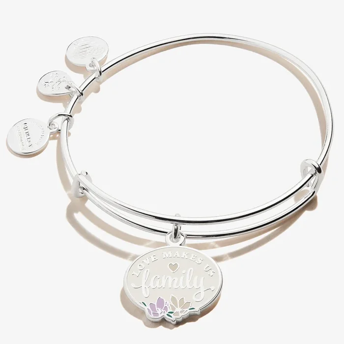 ‘Love Makes Us Family’ Charm Bangle