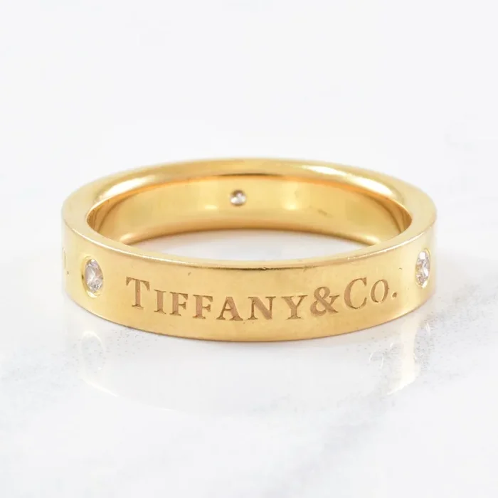 ‘Tiffany & Co.’ Band Ring | 0.06ctw | SZ 5.75 |