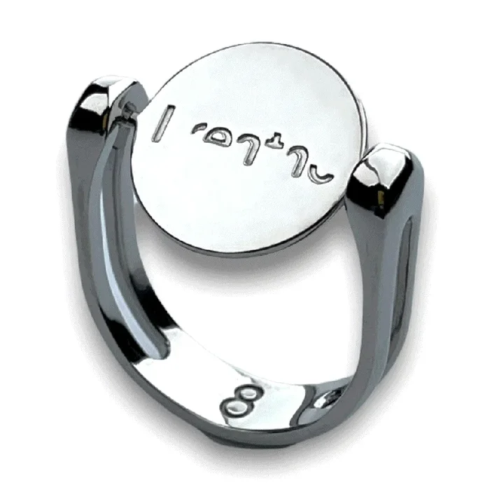 “Breathe” Hidden Word Click n Spin Fidget Ring