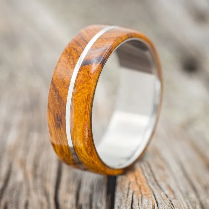 “GOLDEN” – IRONWOOD WEDDING BAND