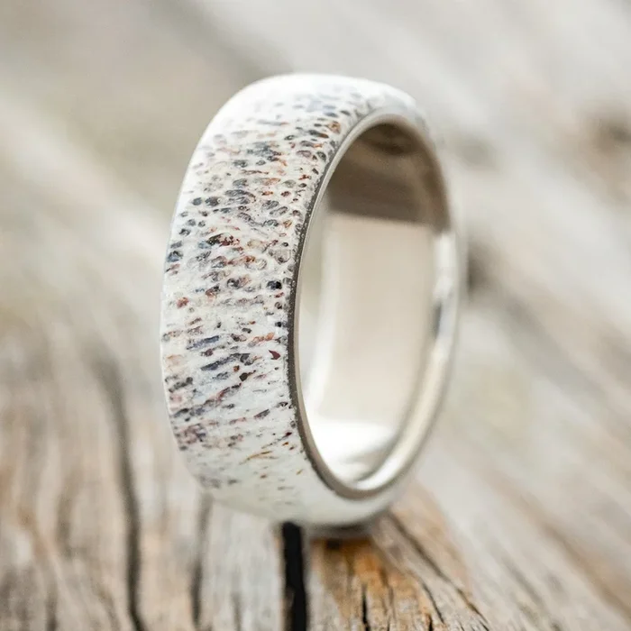 “HAVEN” – ANTLER WEDDING BAND