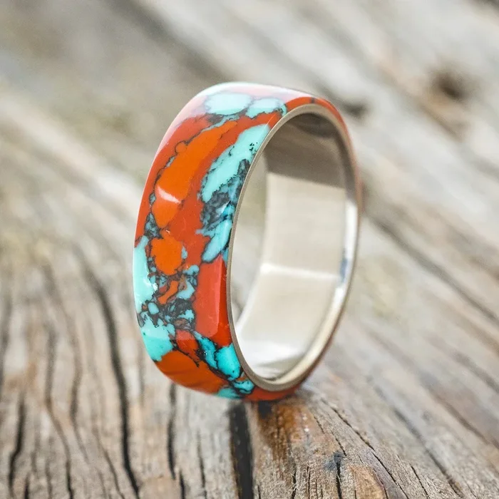 “HAVEN” – SONORA SUNSET TRUSTONE WEDDING BAND