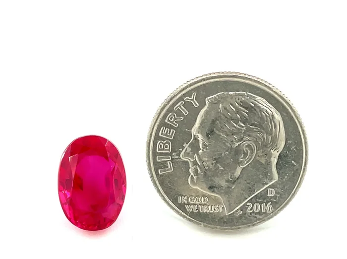 .92 Carat Oval Unset Loose Ruby Gemstone