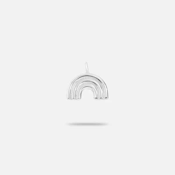 925 Sterling Silver Rainbow Charm