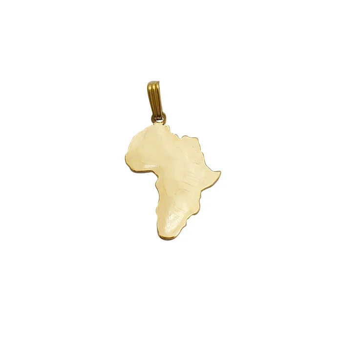 Africa Charm Pendant (14K)