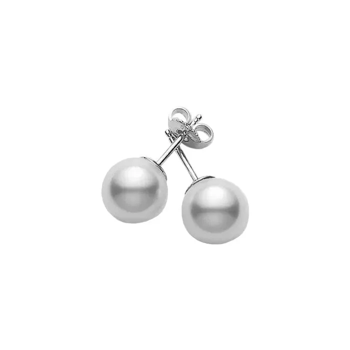 Akoya Cultured Pearl Everyday Essentials Stud Earrings (AA 7.5-7mm)