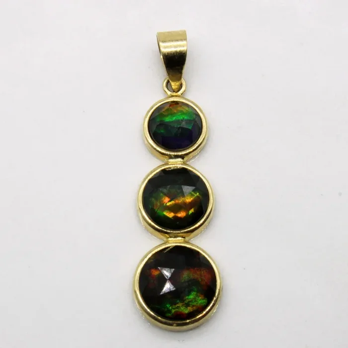 Ammolite Drop Pendant | 1.60ctw |