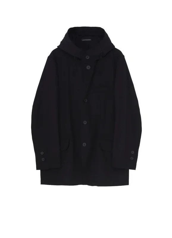 ARMY GABARDINE FOODED JACKET