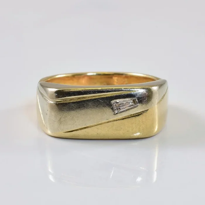 Baguette Cut Diamond Ring | 0.06ct | SZ 6.75 |