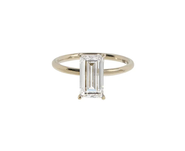 Baguette Lab Grown Diamond Solitaire