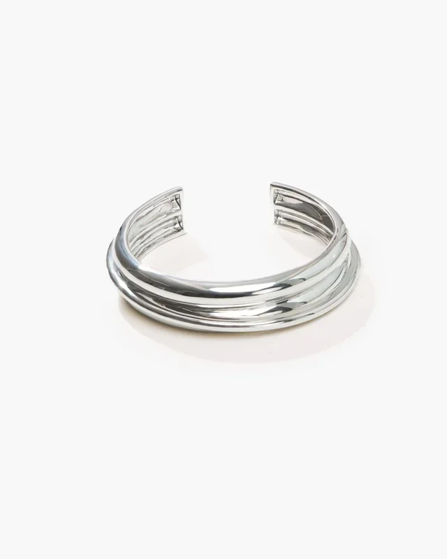 Bangles on Bangles in Silver