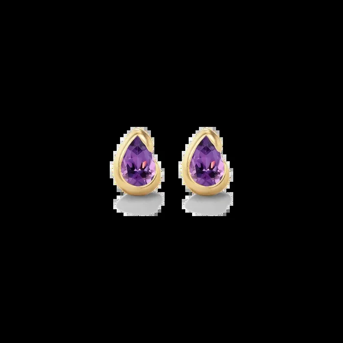 BB THELMA AMETHYST STUDS