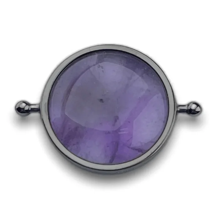 Black Amethyst Round Crystal Element