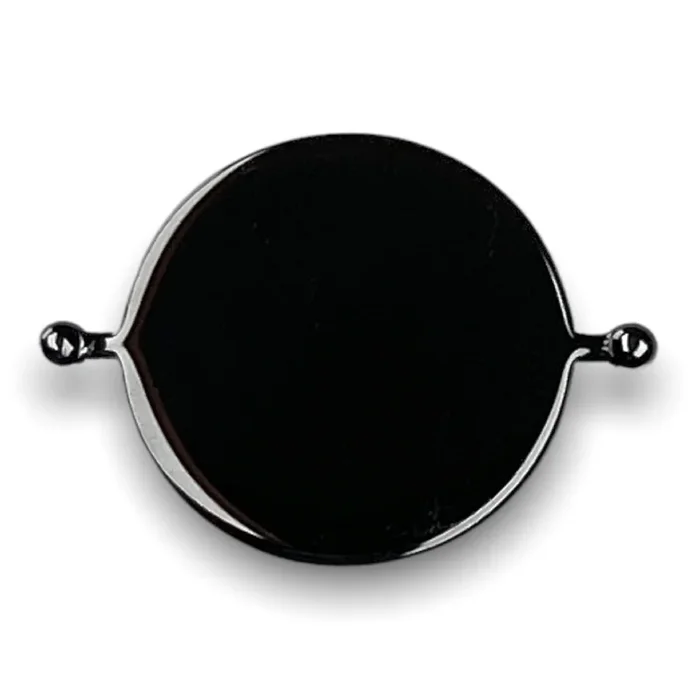 Black Circle-Shaped Solid Element