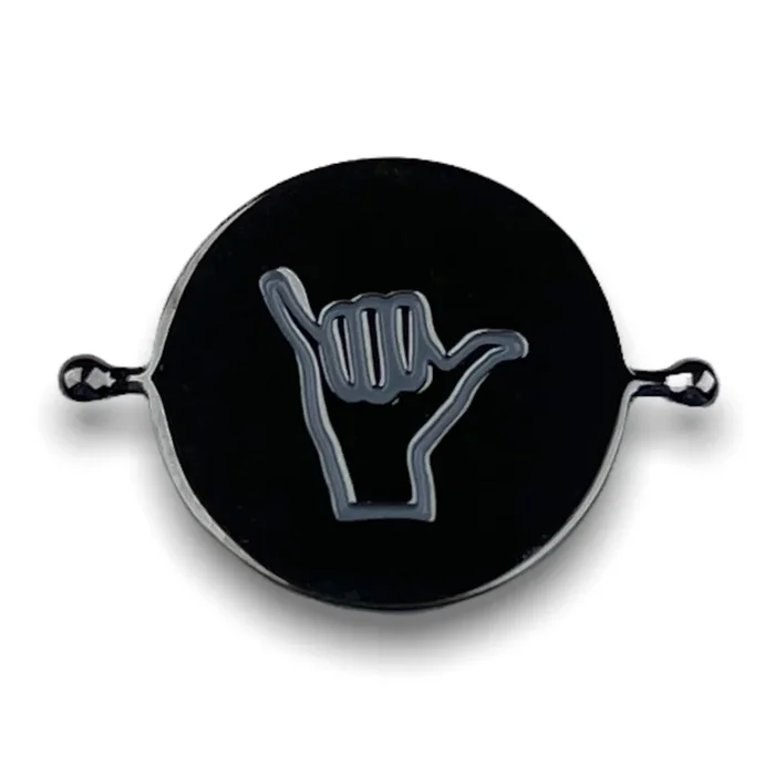 Black ILY Sign Language Symbol Element (spin to combine)