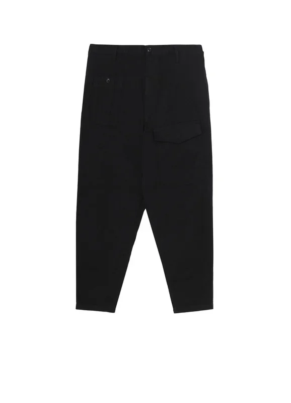 BLACK SCANDAL KATSURAGI NO-TUCK WAIST STRING WORK PANTS