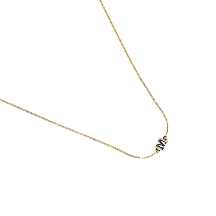 Block Letter Necklace