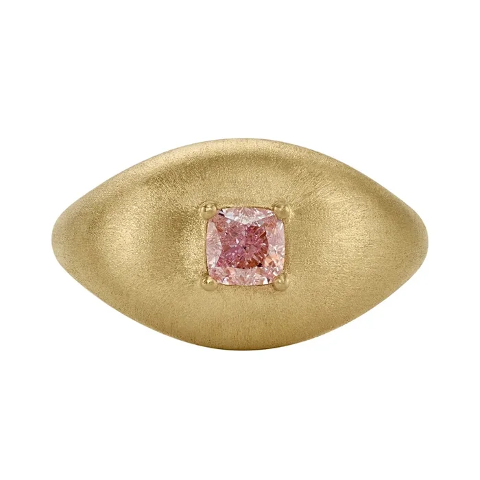 Bombe Pink Diamond Pinky Ring
